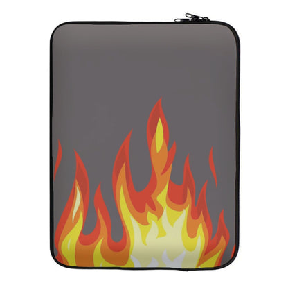 Grey Flame Laptop Sleeve