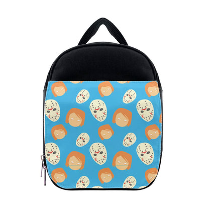 Chucky And Jason Pattern - Halloween Lunchbox