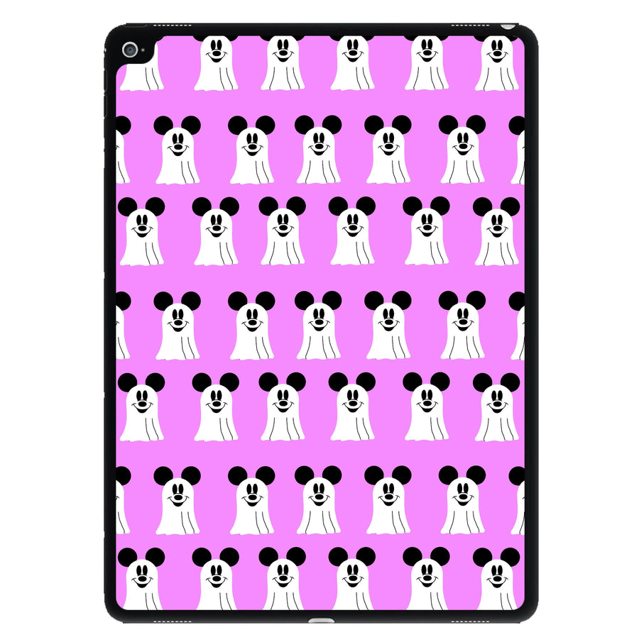 Mickey Mouse Ghost Pattern - Disney Halloween iPad Case