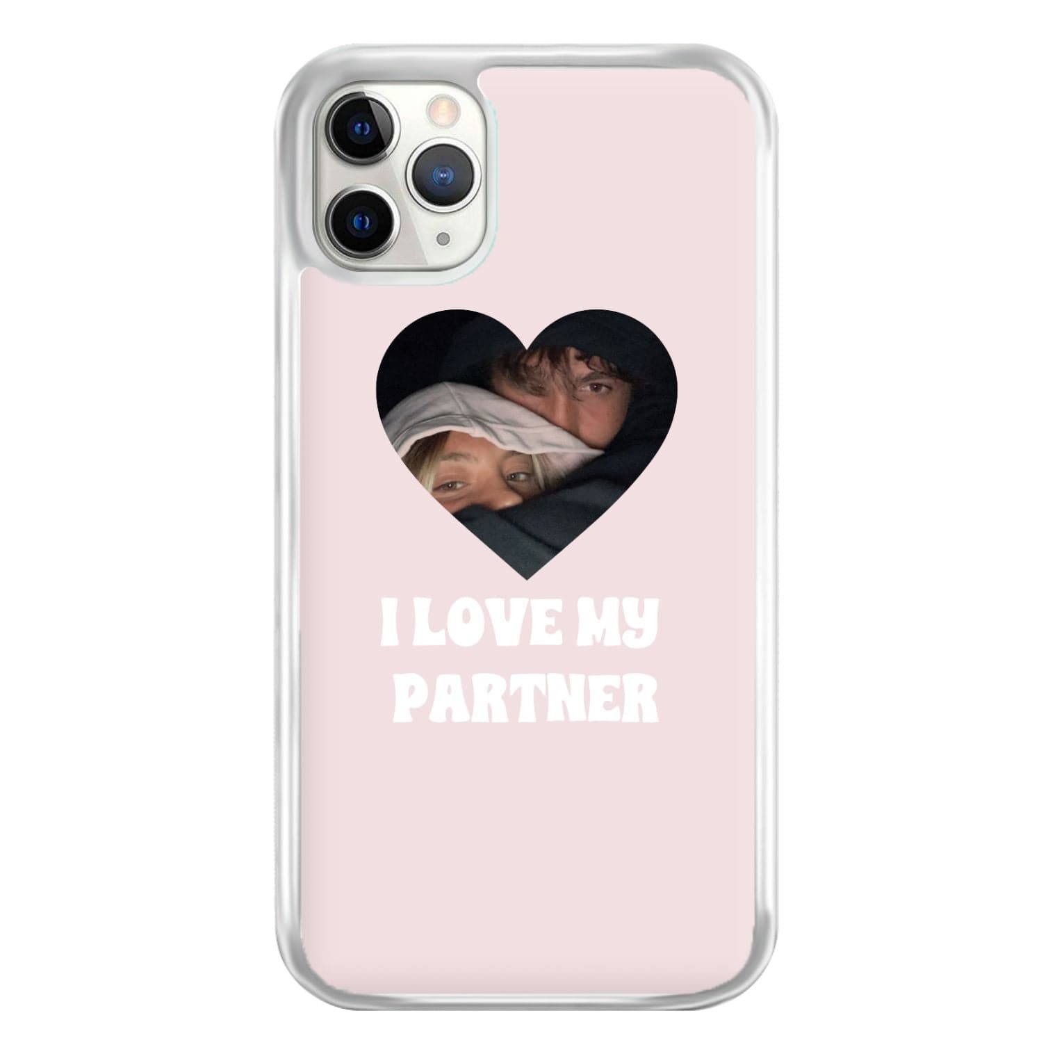 I Love My Partner - Personalised Couples Phone Case