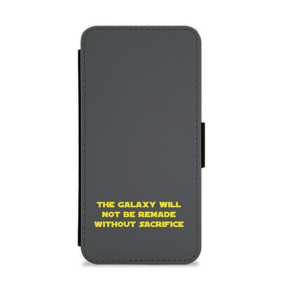 Galaxy Will Not Be Remade - Tales Of The Jedi  Flip / Wallet Phone Case