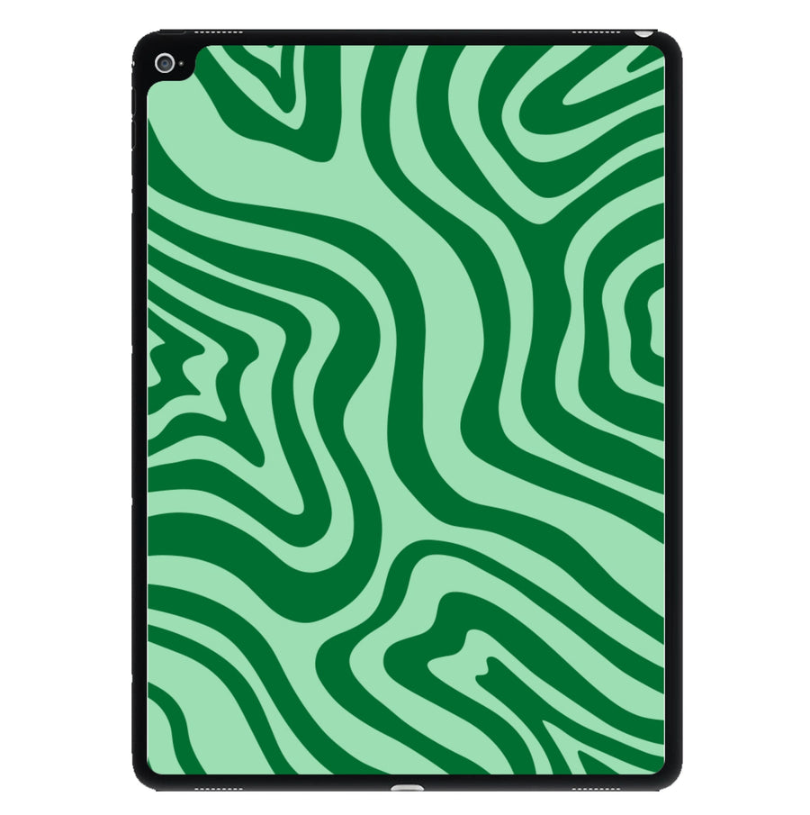 Green Abstract Halloween  iPad Case