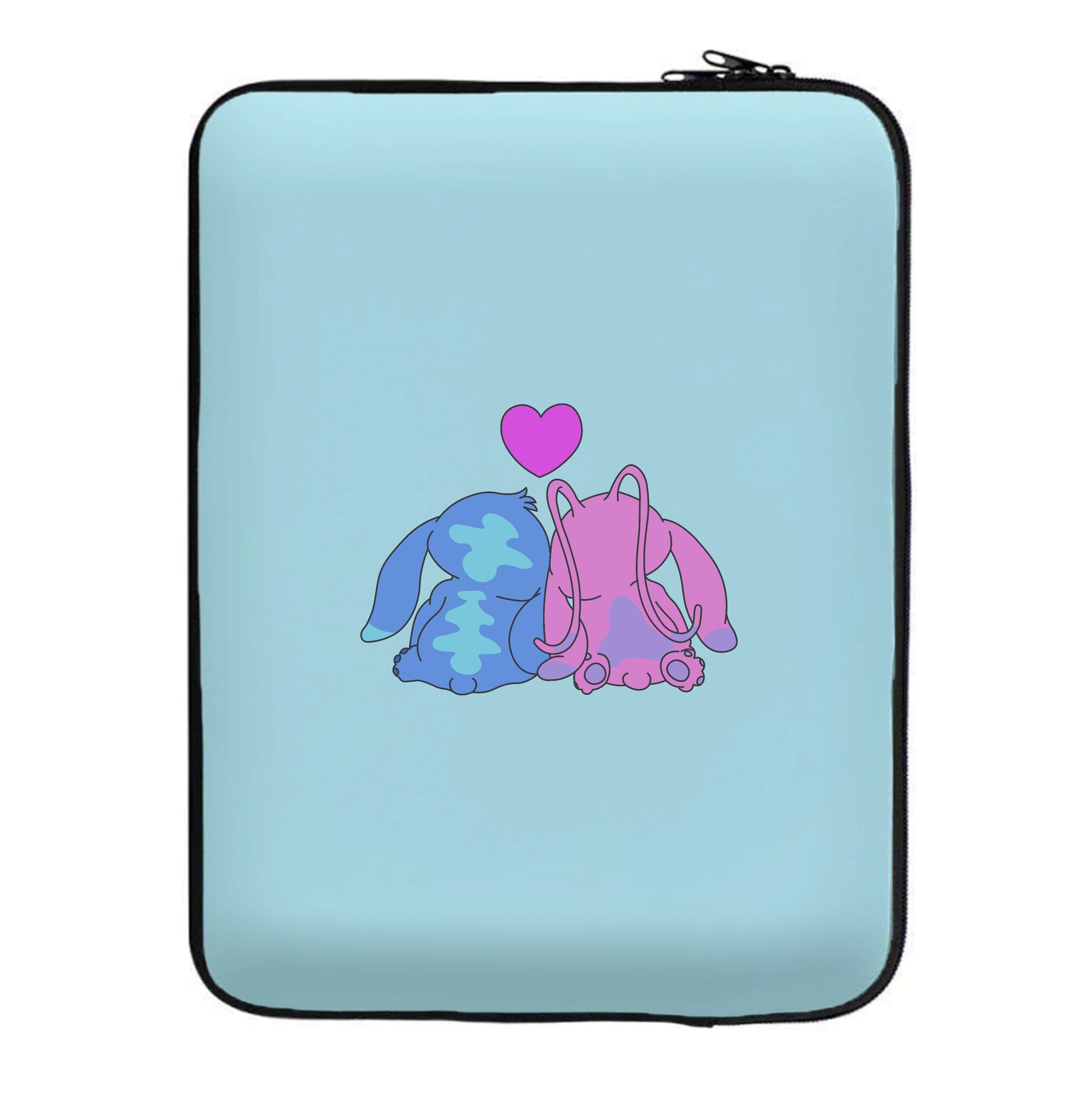 In Love - Pink Alien Laptop Sleeve