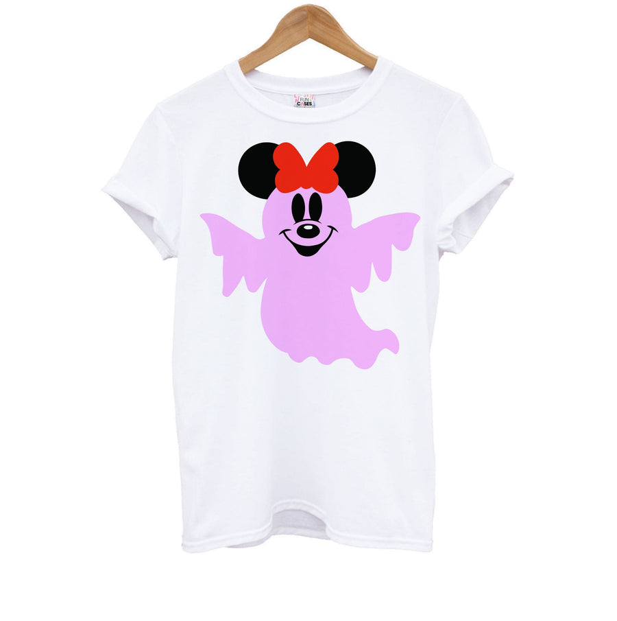 Minnie Mouse Ghost - Disney Halloween Kids T-Shirt