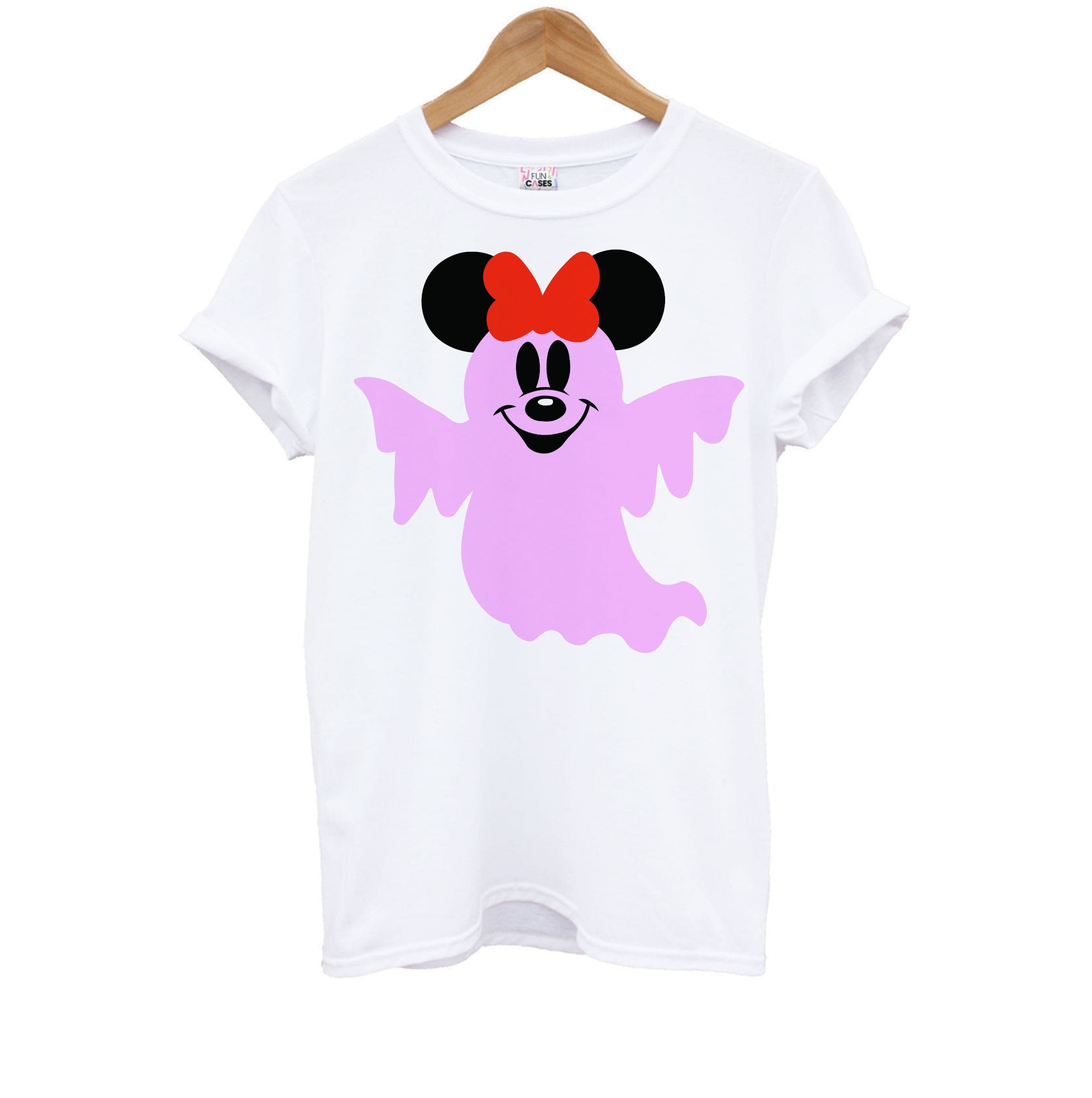 Female Mouse Ghost Halloween Kids T-Shirt