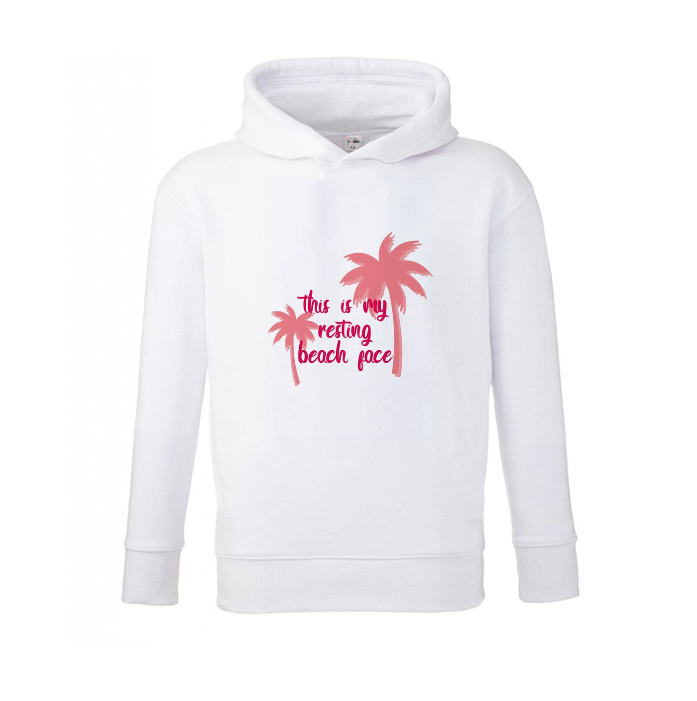 This Is My Resting Beach Face - Summer Quotes Kids Hoodie