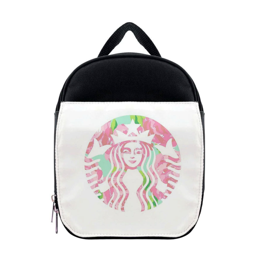 Pink Starbucks Logo Lunchbox