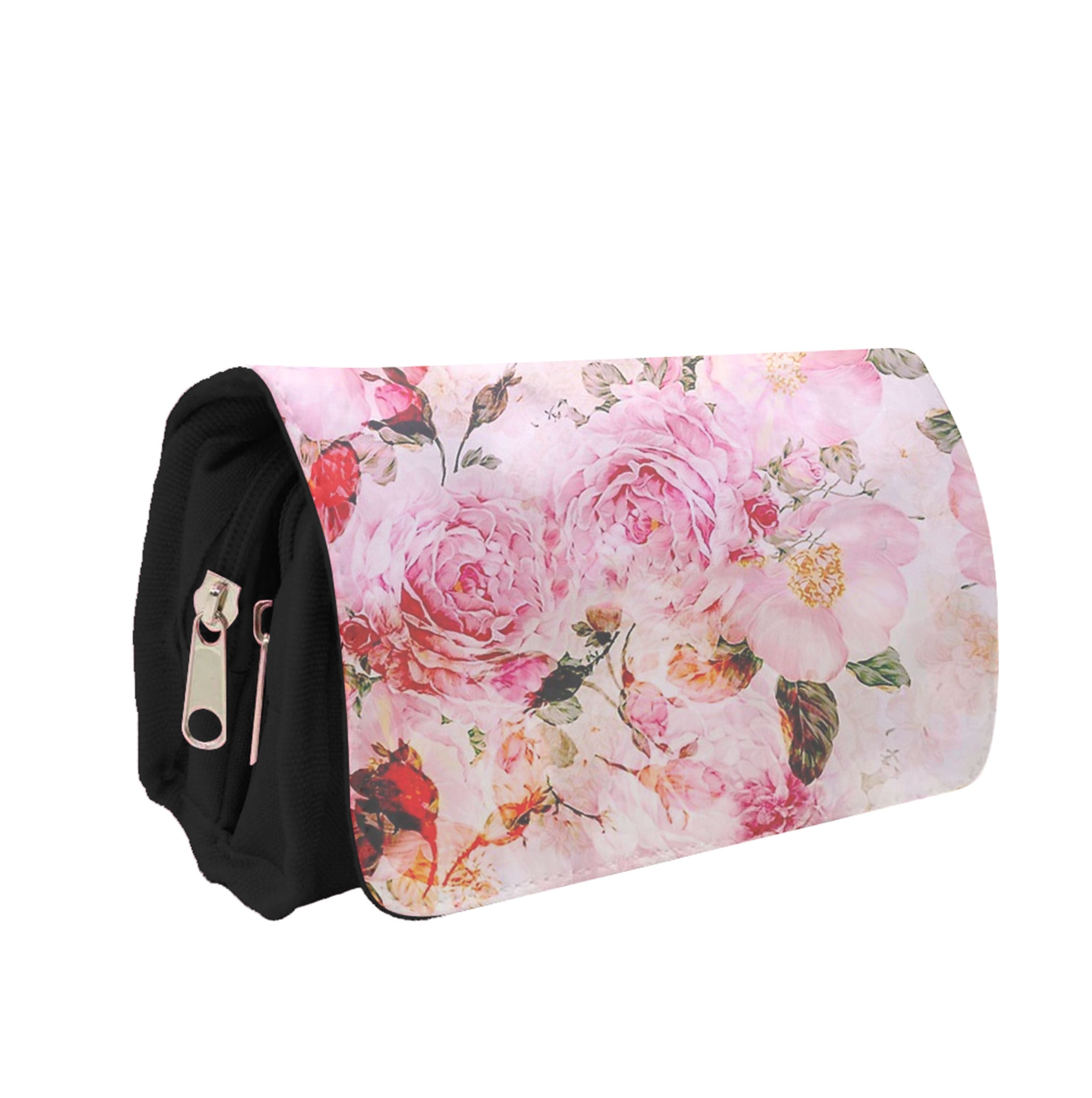 Pretty Pink Chic Floral Pattern Pencil Case