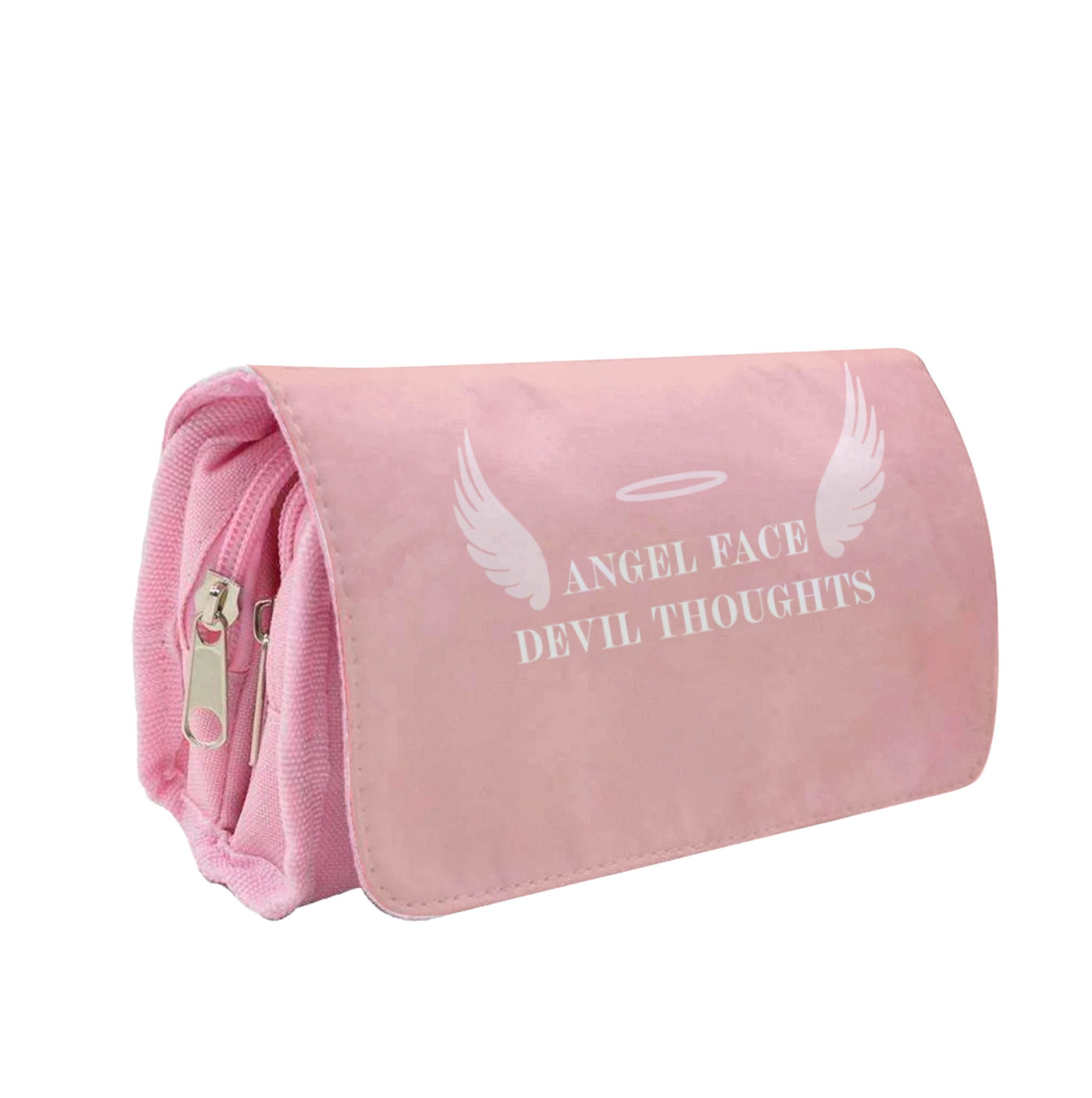 Angel Face Devil Thoughts Pencil Case