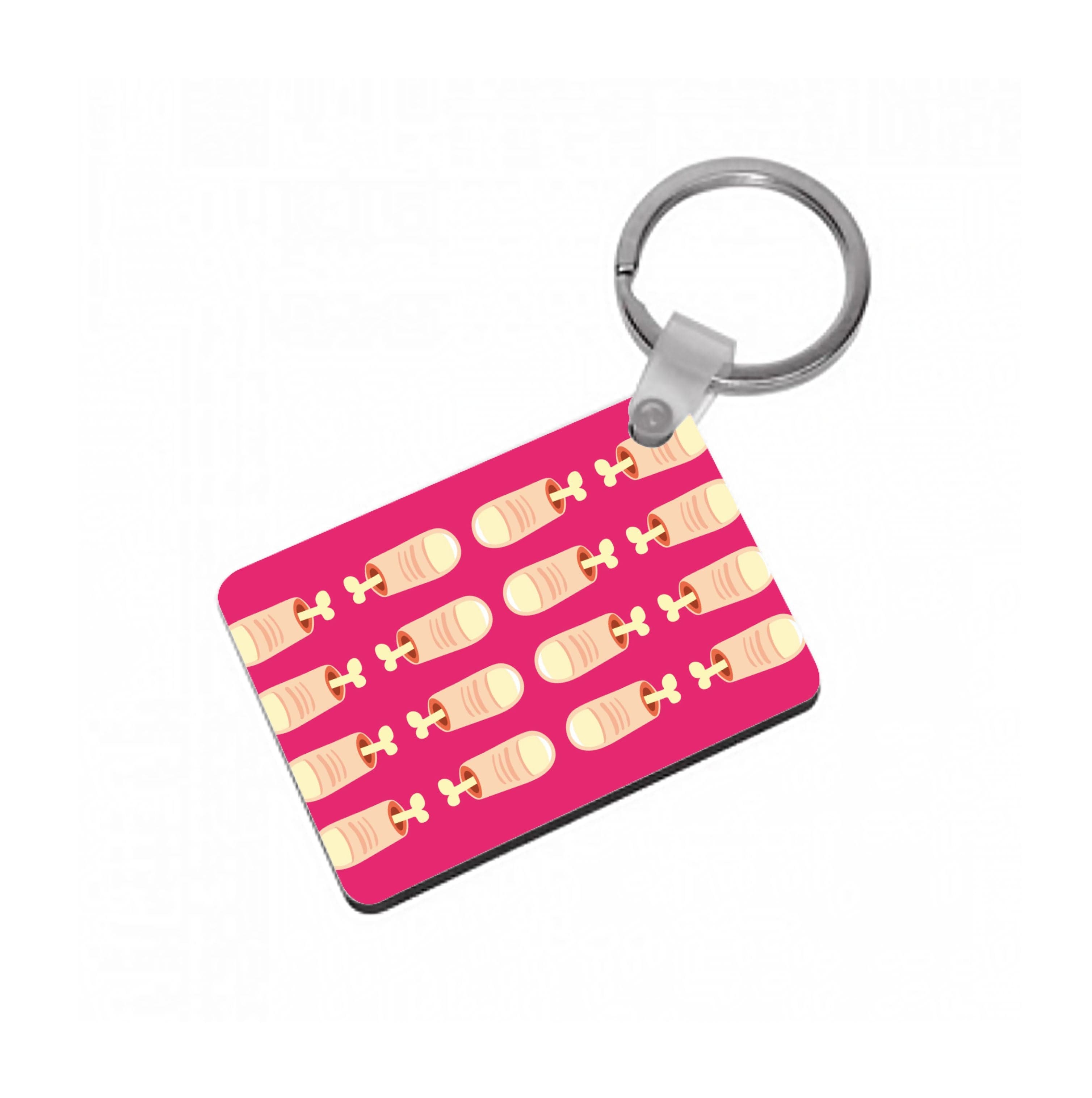 Finger Pattern - Halloween Keyring