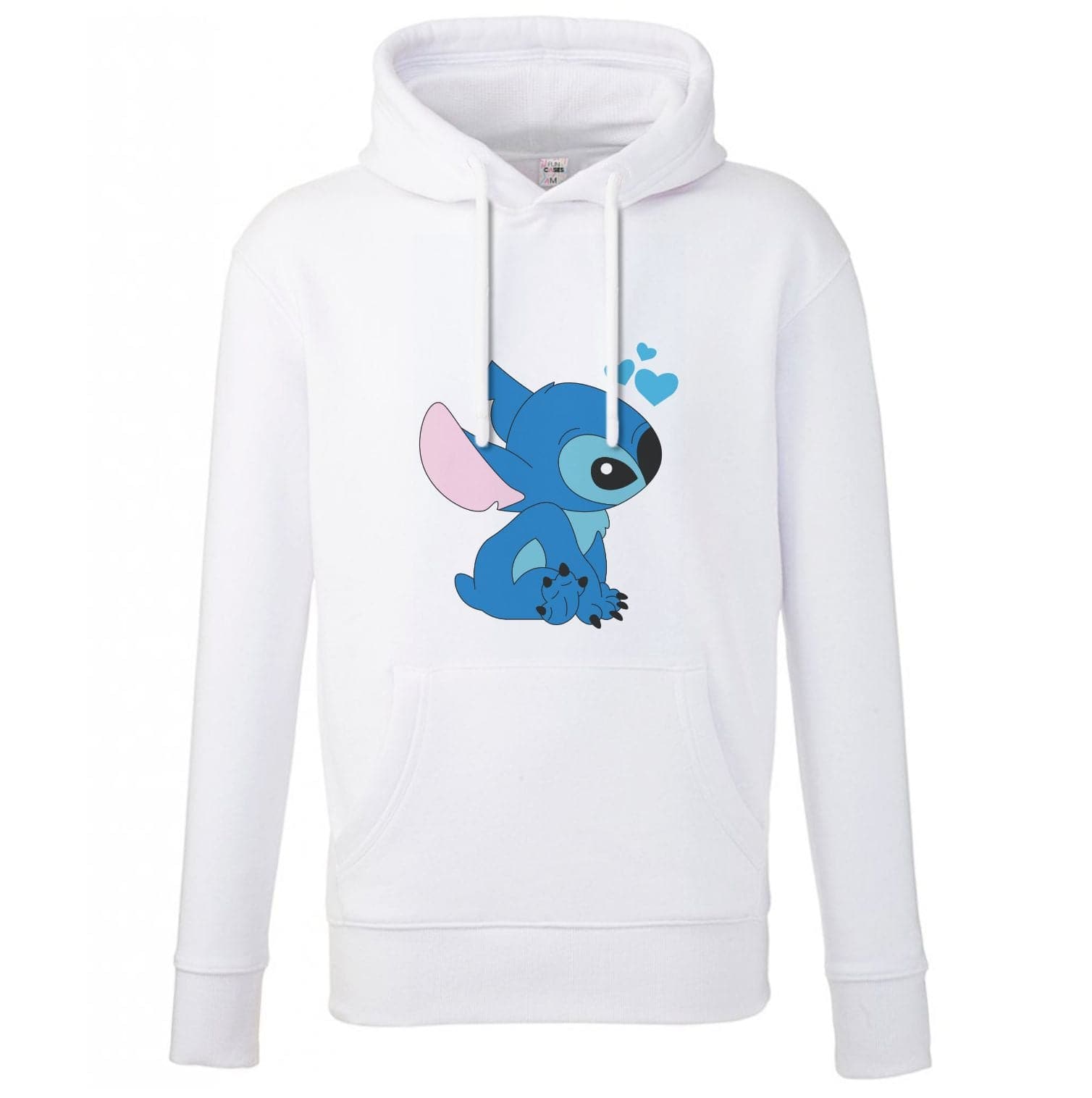 Blue Hearts Alien Blue Valentine's Hoodie