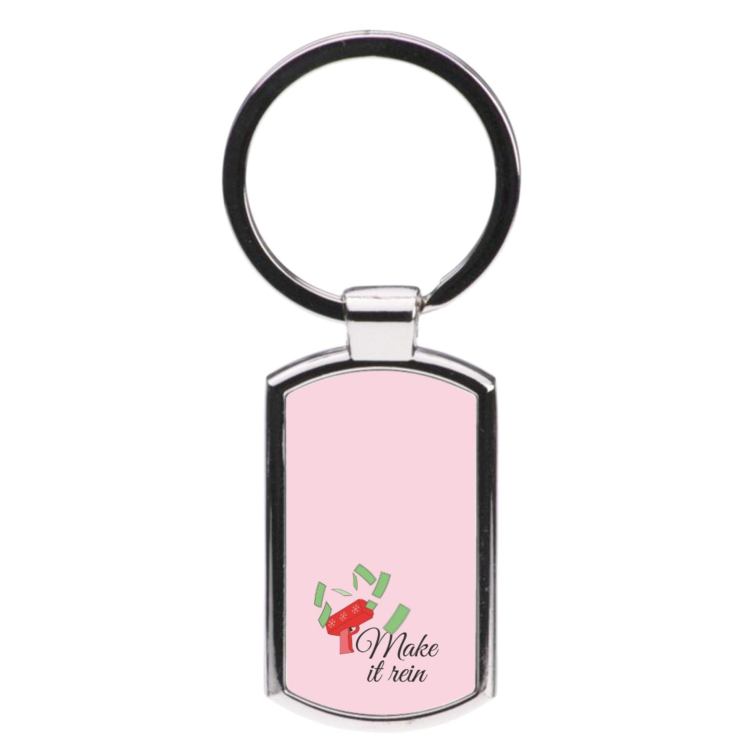 Make It Rein - Christmas Puns Luxury Keyring