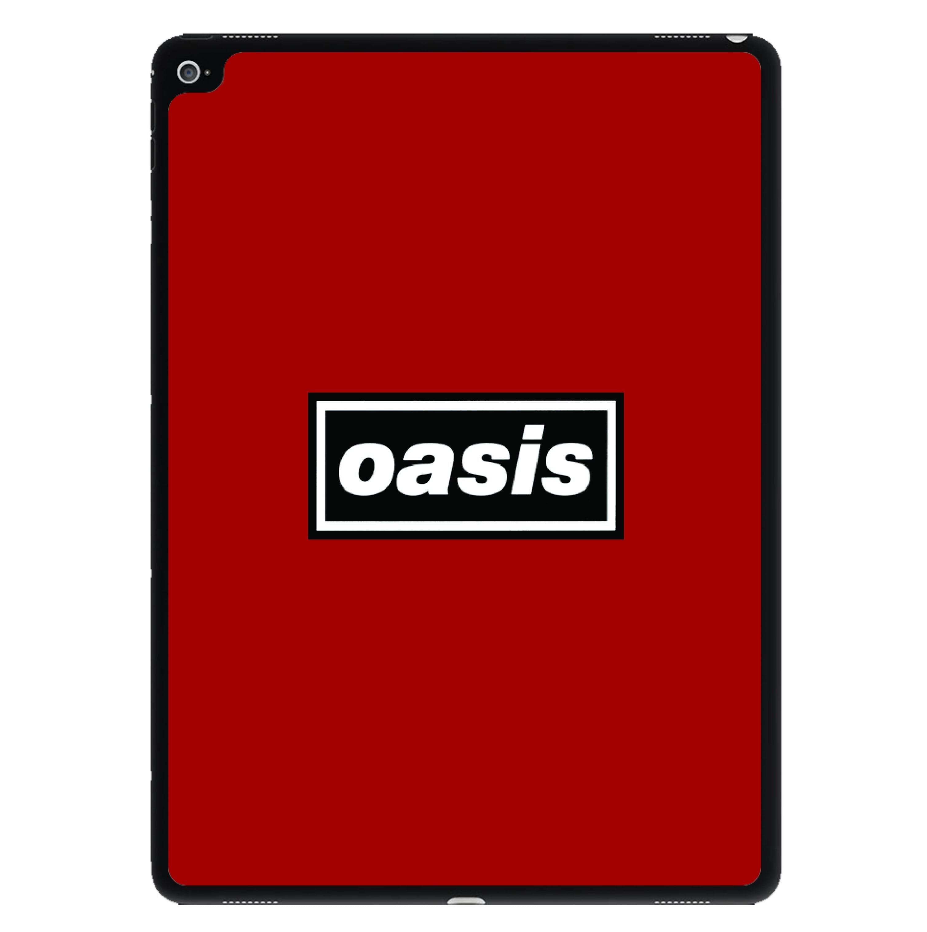 Band Name Red iPad Case