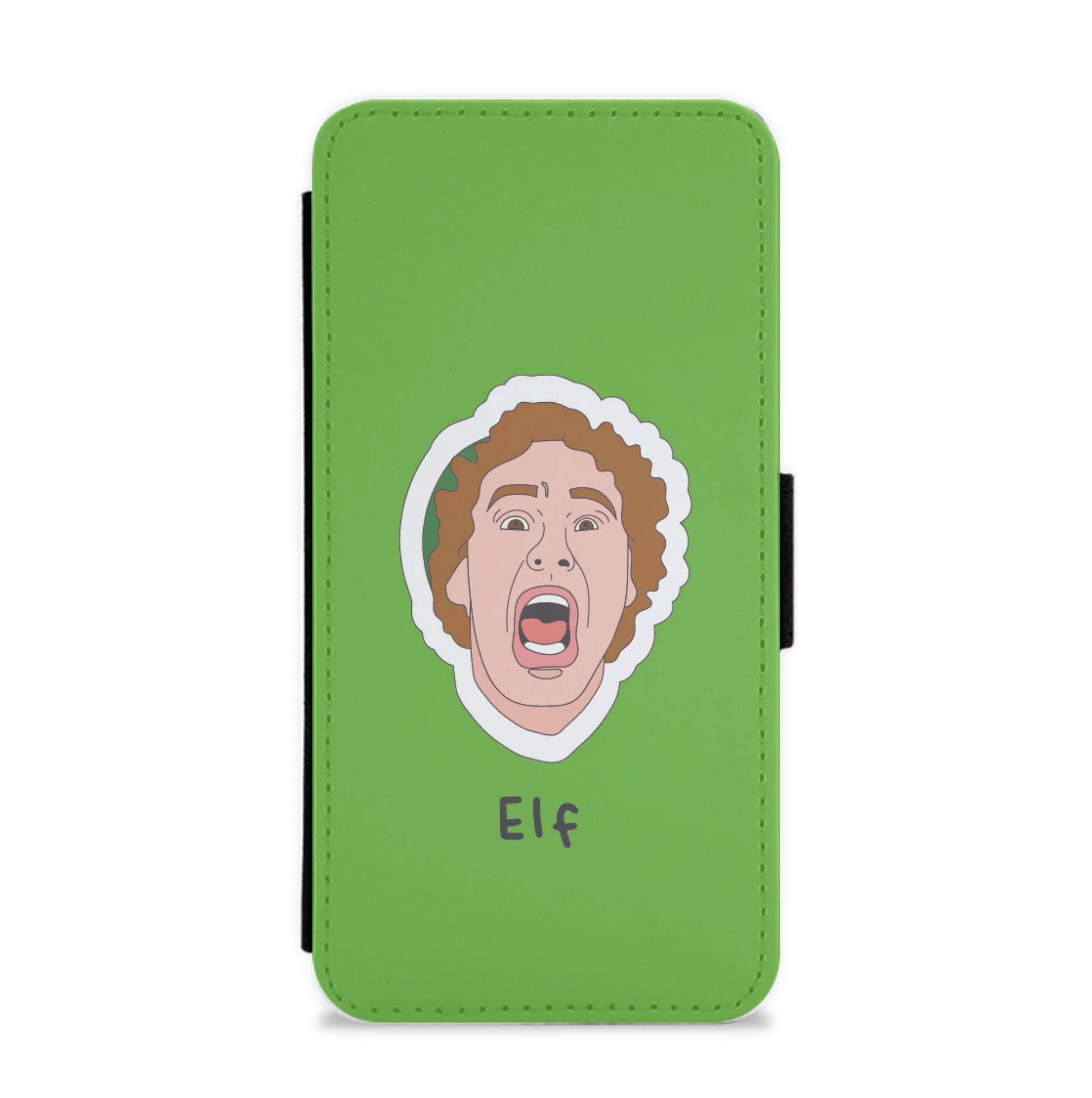 Scream Face - Elf Flip / Wallet Phone Case