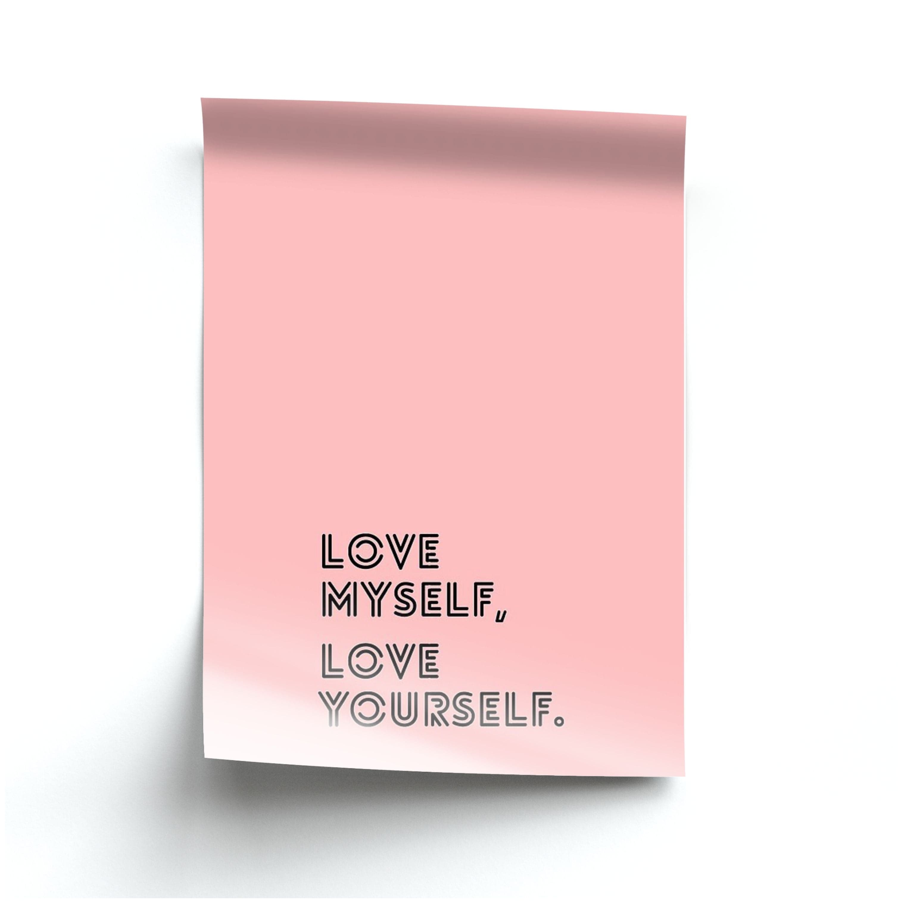 Love Myself, Love Yourself K-Pop Band Poster