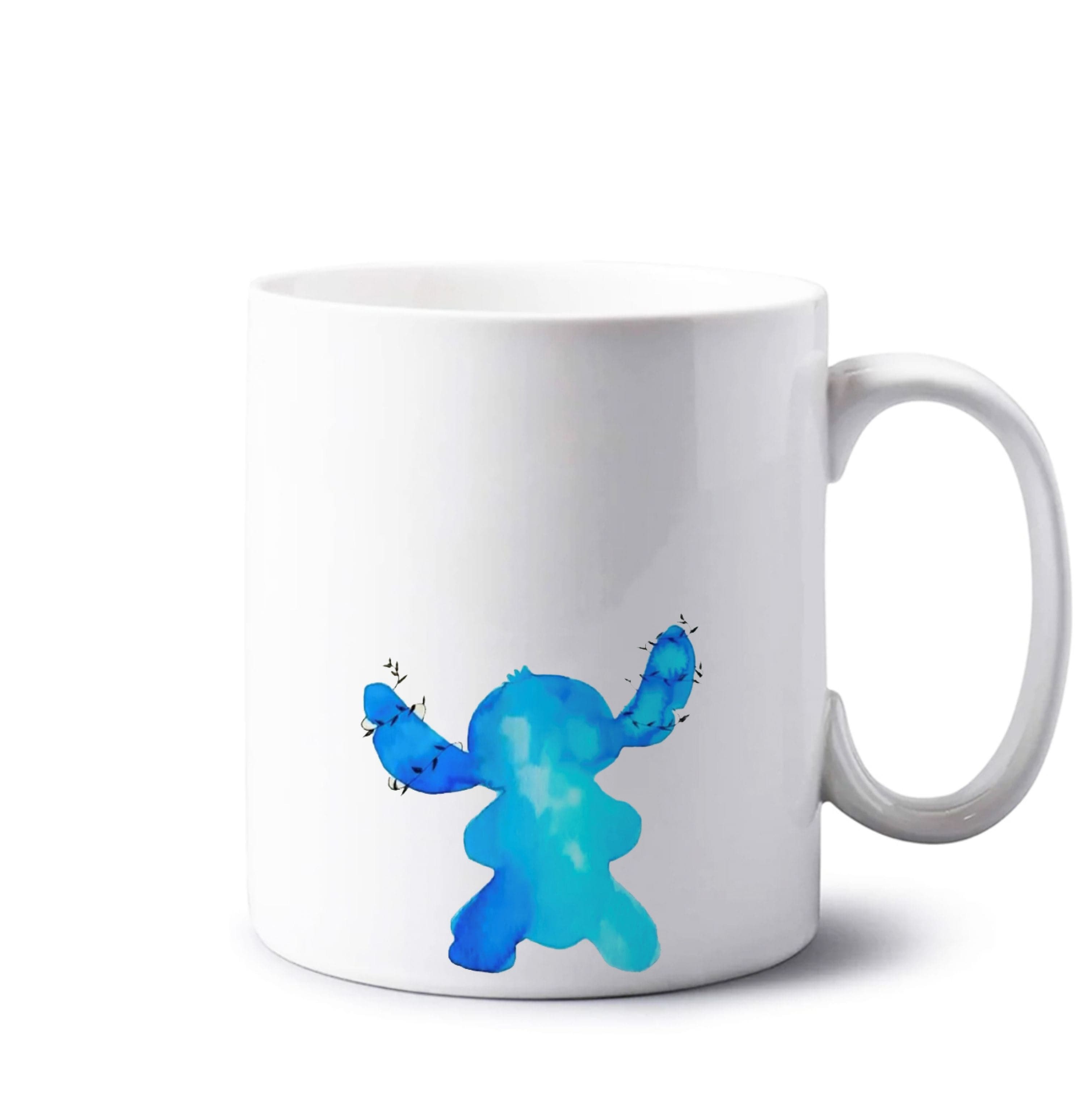 Watercolour Blue Alien Disney Mug