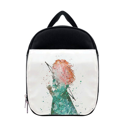 Watercolour Princess Merida Brave Fairytale Lunchbox