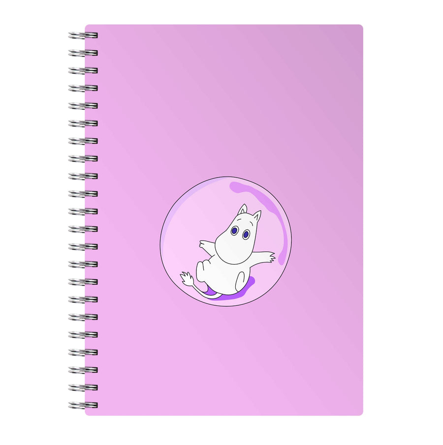 Moomin In A Pink Bubble  Notebook