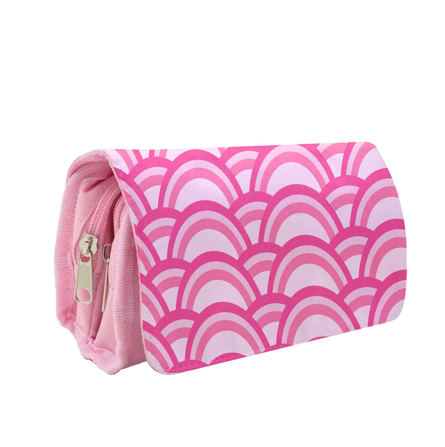 Purple Pink Abstract Pattern Pencil Case