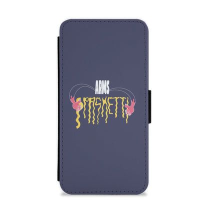 Arms Spaghetti - Dark Blue Flip / Wallet Phone Case