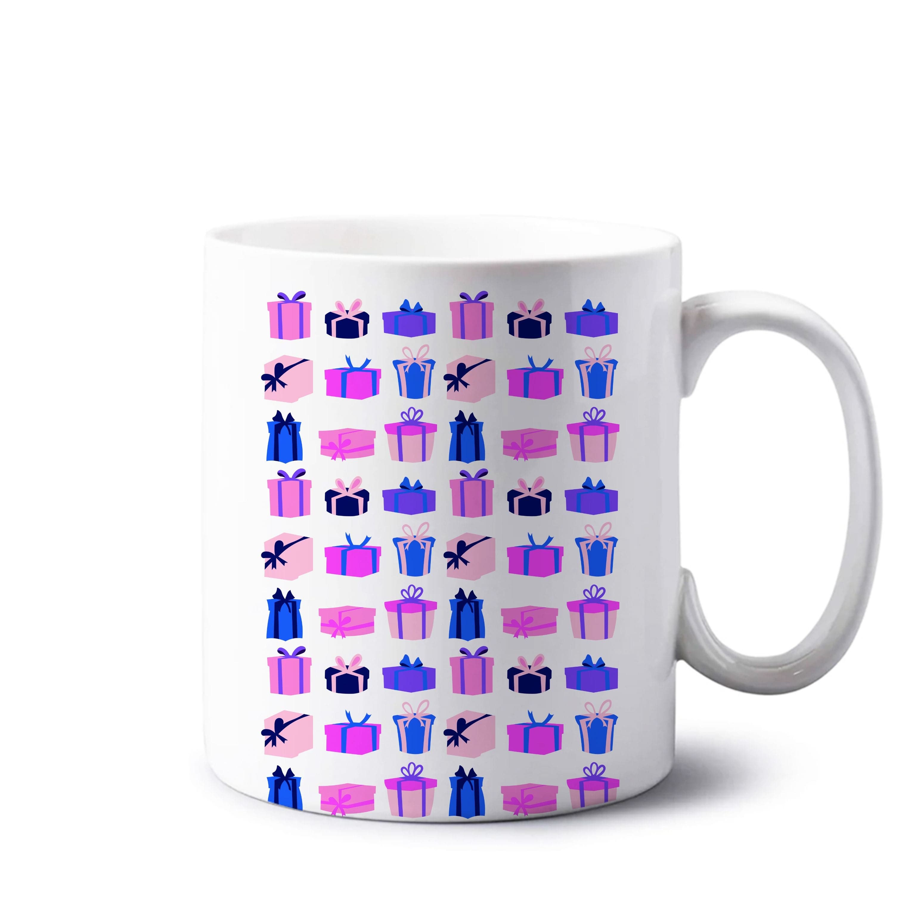 Pink Presents - Christmas Patterns Mug