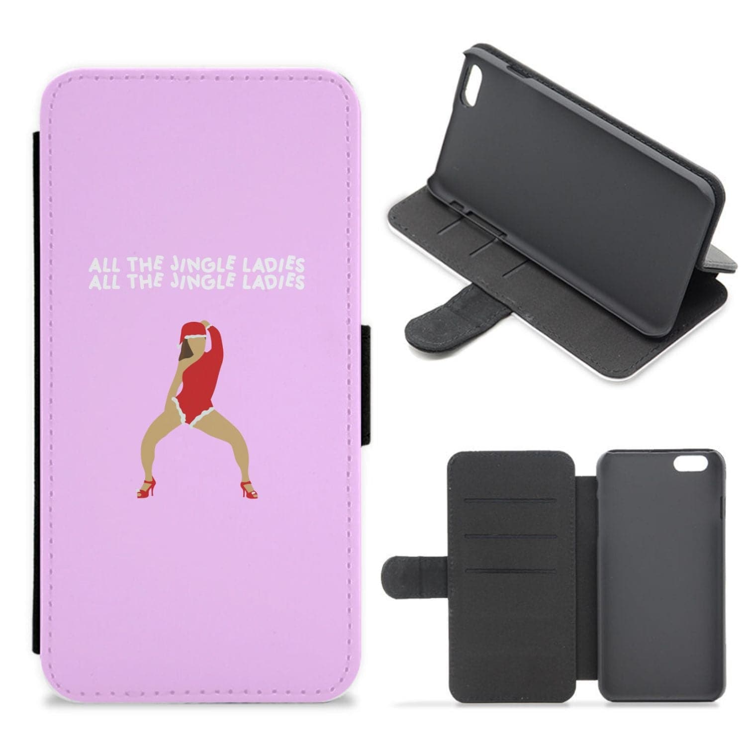 All The Jingle Ladies - Christmas Flip / Wallet Phone Case