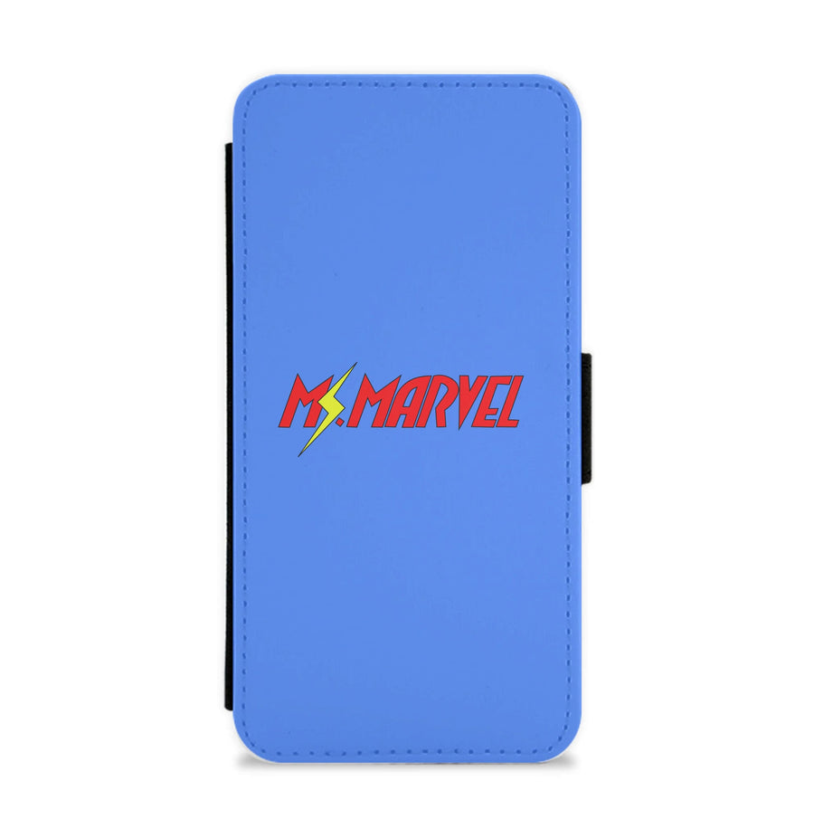 Ms Marvel Lightning  Flip / Wallet Phone Case