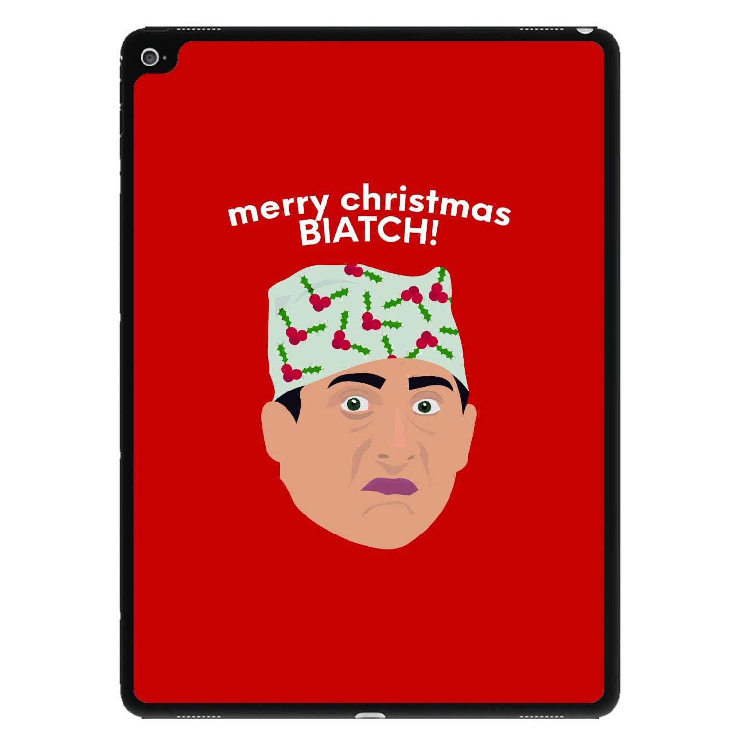 Merry Christmas Biatch iPad Case