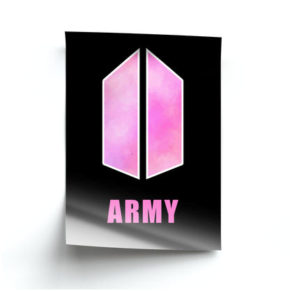 BTS Army Pink - K Pop Poster