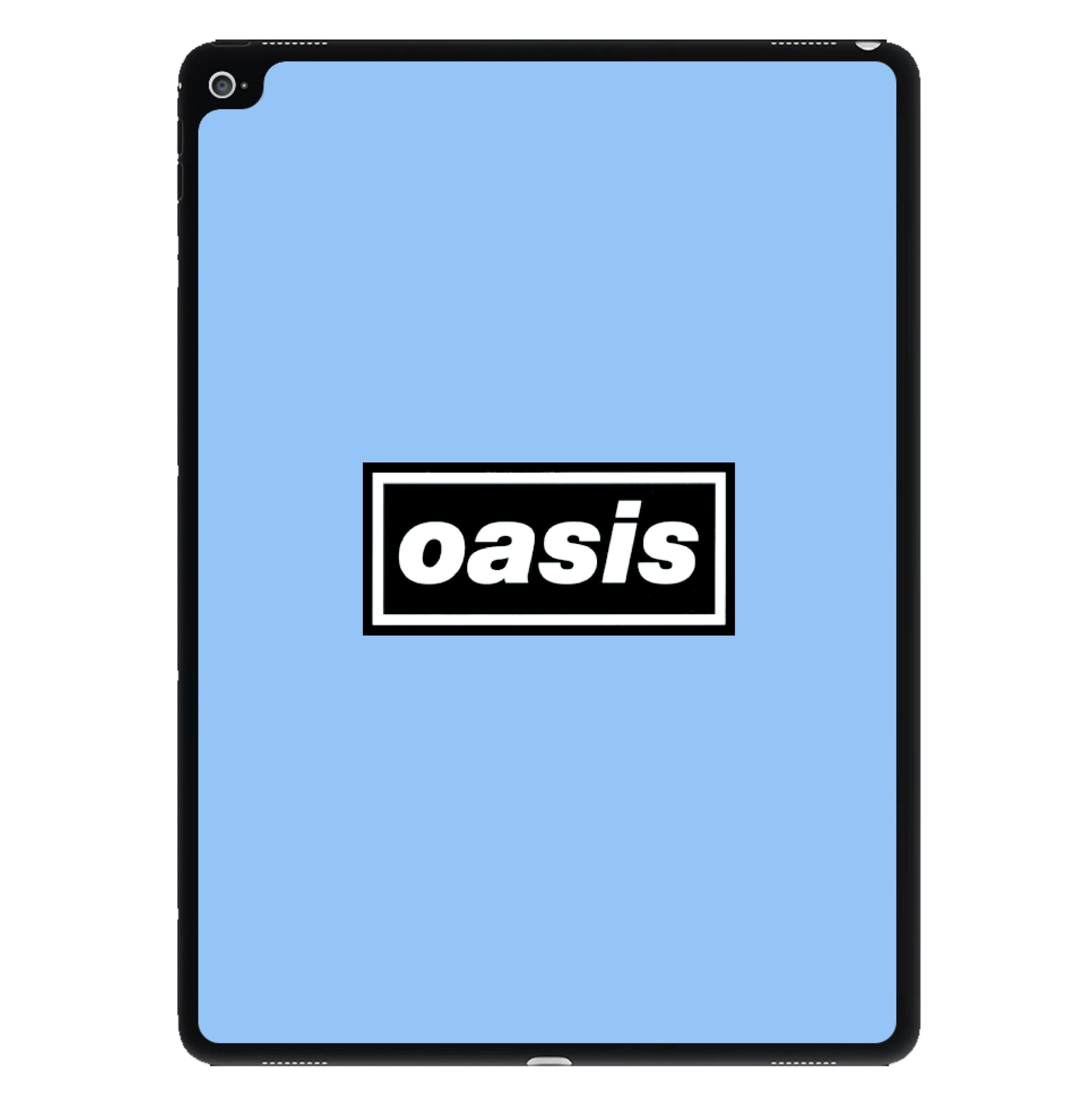 Band Name Blue iPad Case