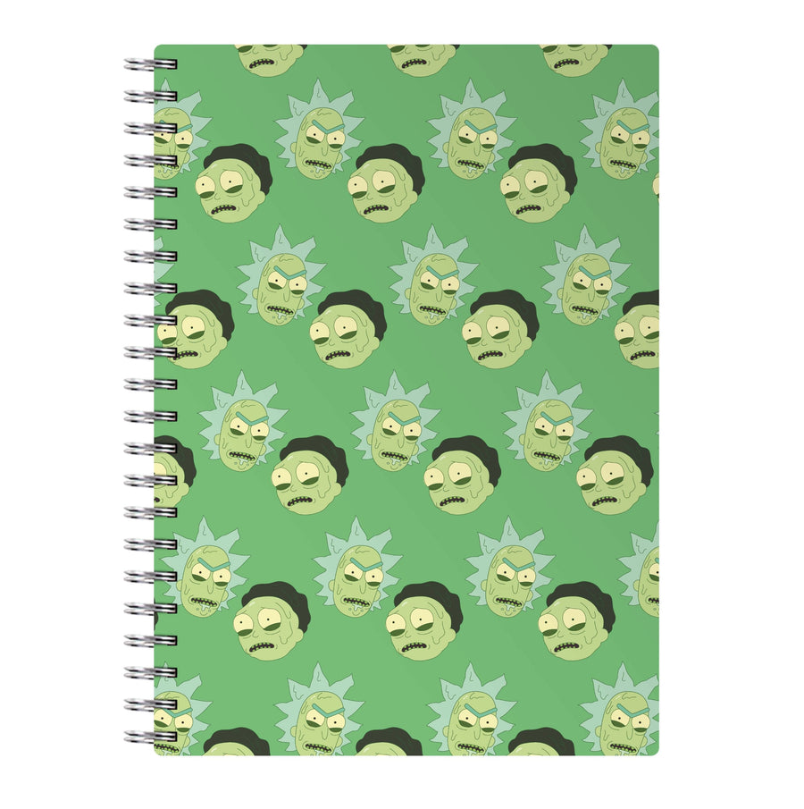 Rick And Morty Pattern Notebook