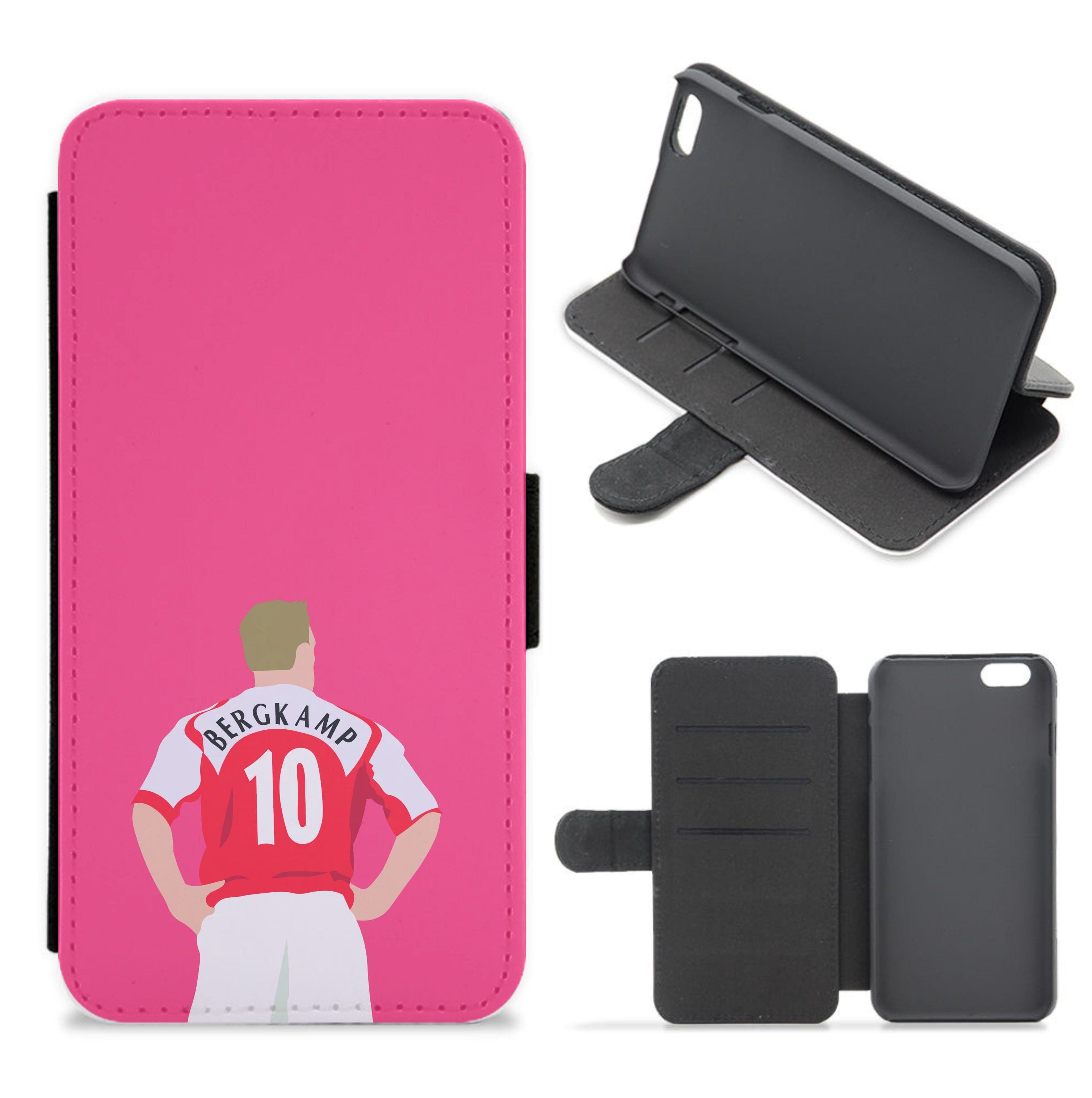 Bergkamp - Football Flip / Wallet Phone Case