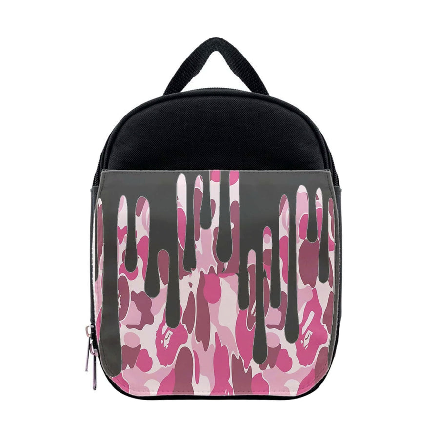 Kylie Jenner - Black & Pink Camo Dripping Cosmetics Lunchbox