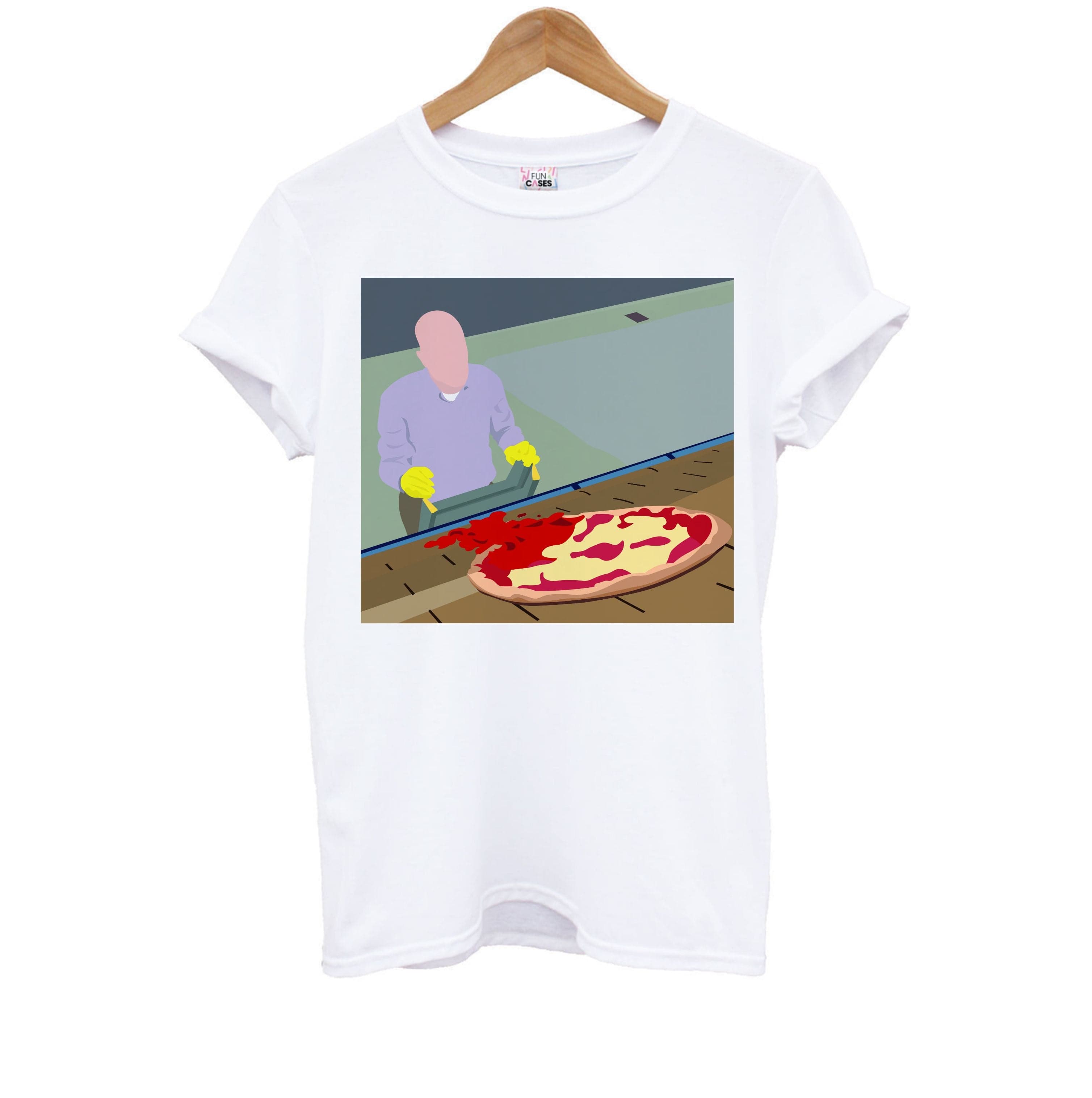 Pizza On The Roof Kids T-Shirt