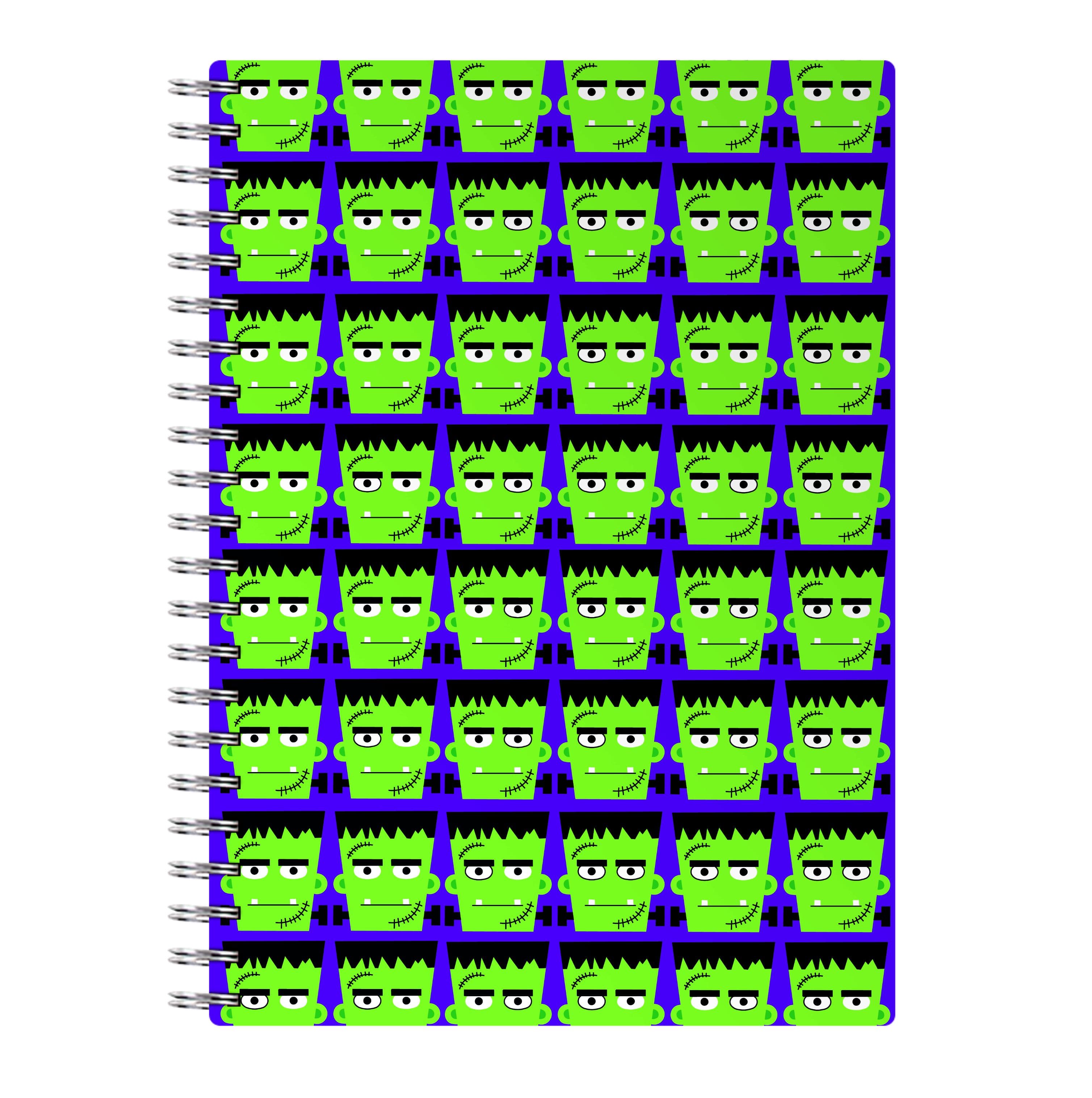 Frankenstein Pattern - Halloween Notebook