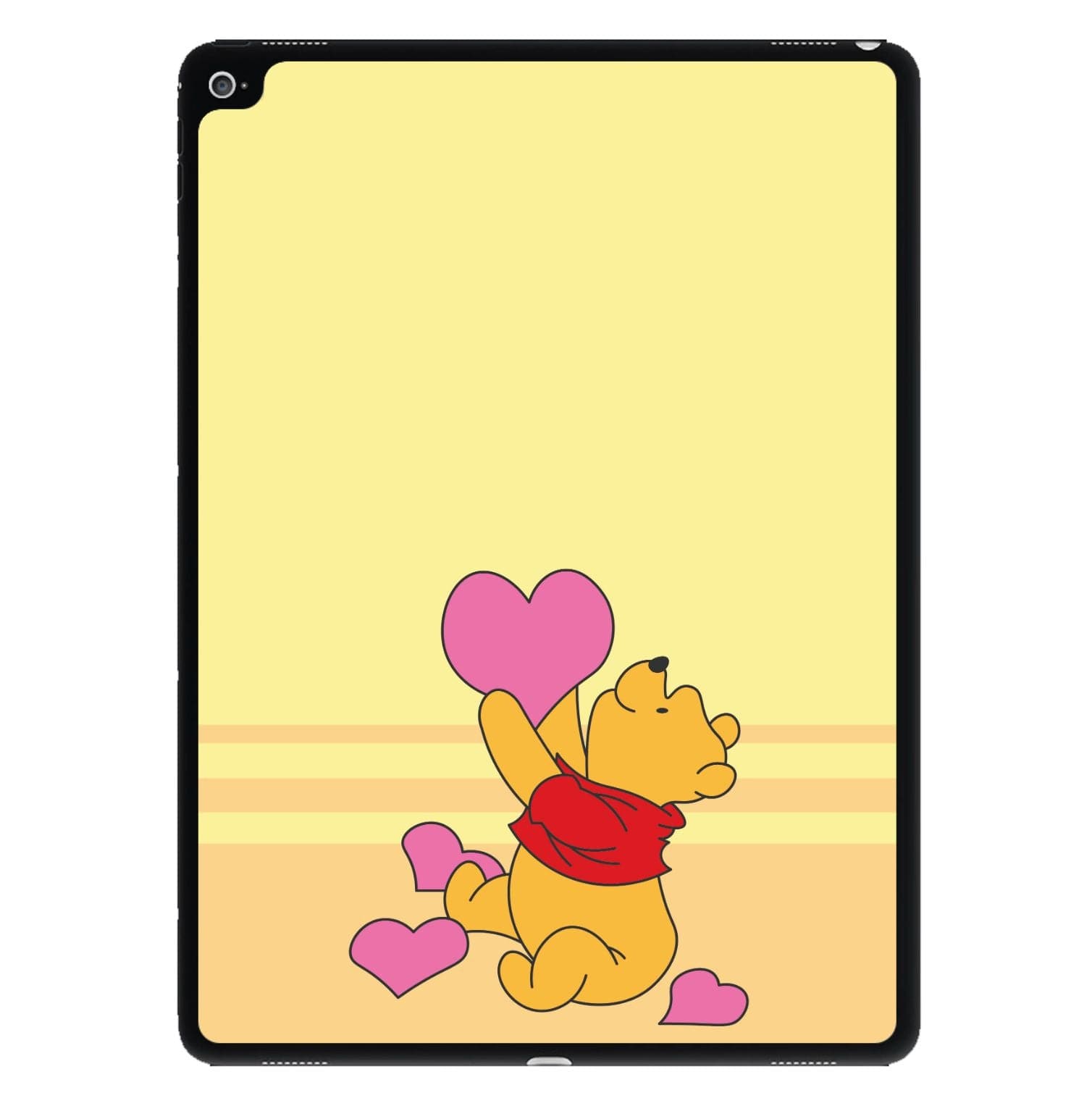 Pooh Love Heart Balloons Valentine's iPad Case