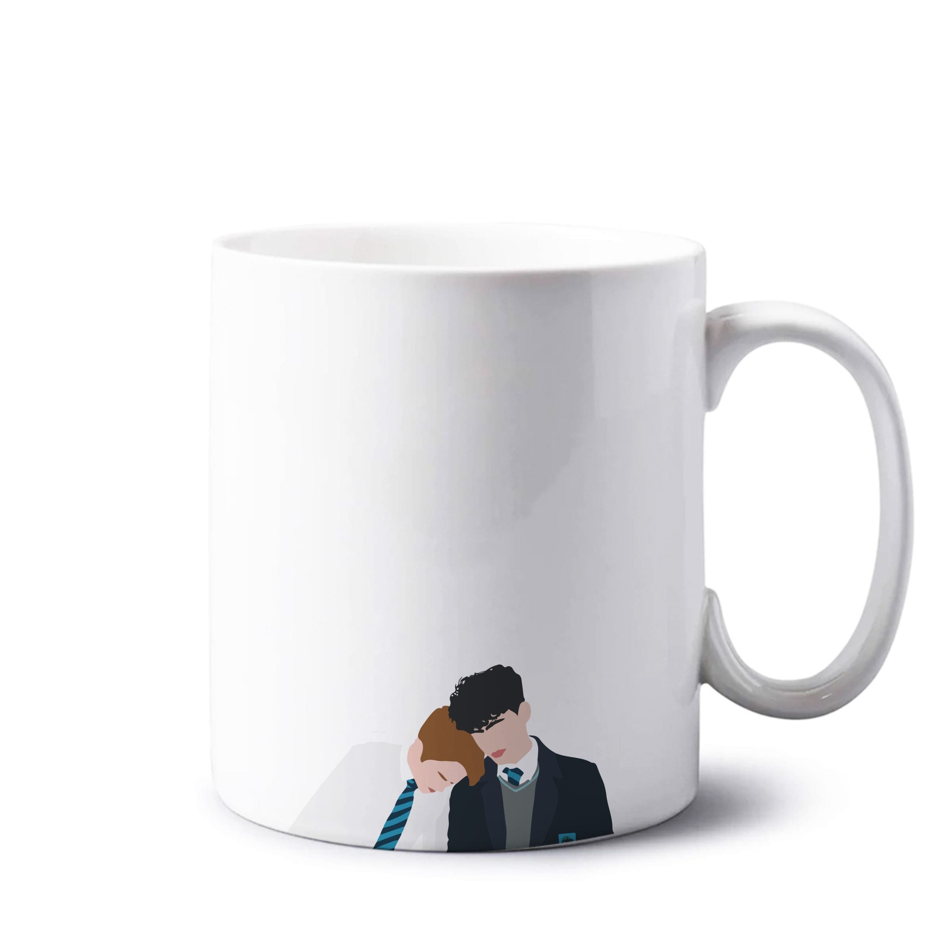 Nick And Charlie School Clothes - Heart TV Mug