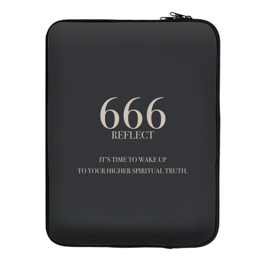 666 - Angel Numbers Laptop Sleeve