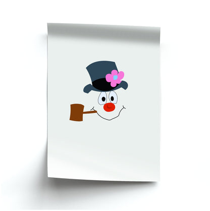 Pipe - Snowman Poster