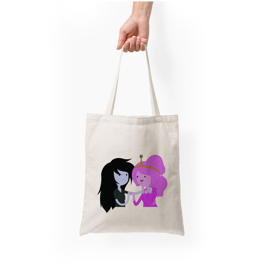 Marceline And Bubblegum - Adventure Time Tote Bag