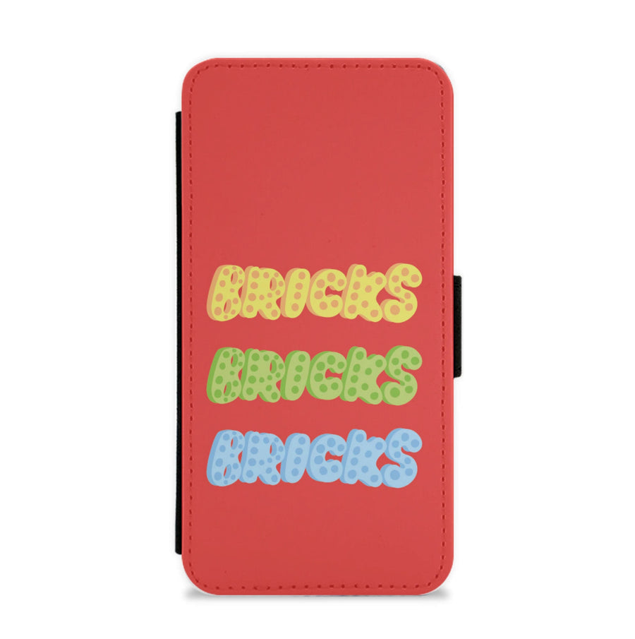 Bricks - Logo Flip / Wallet Phone Case