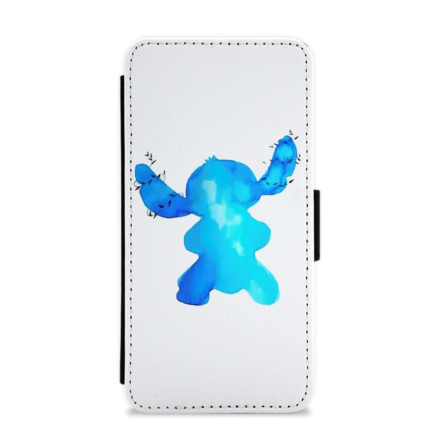 Watercolour Stitch Disney Flip / Wallet Phone Case - Fun Cases