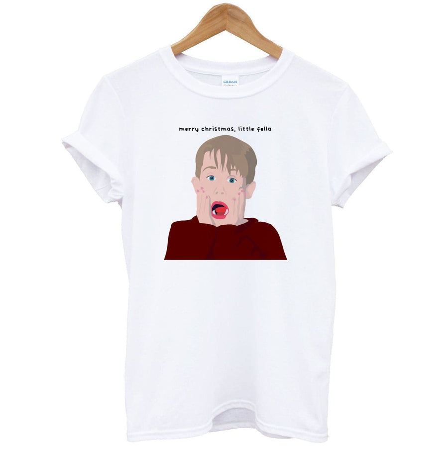 Little Fella Home Alone - Christmas T-Shirt