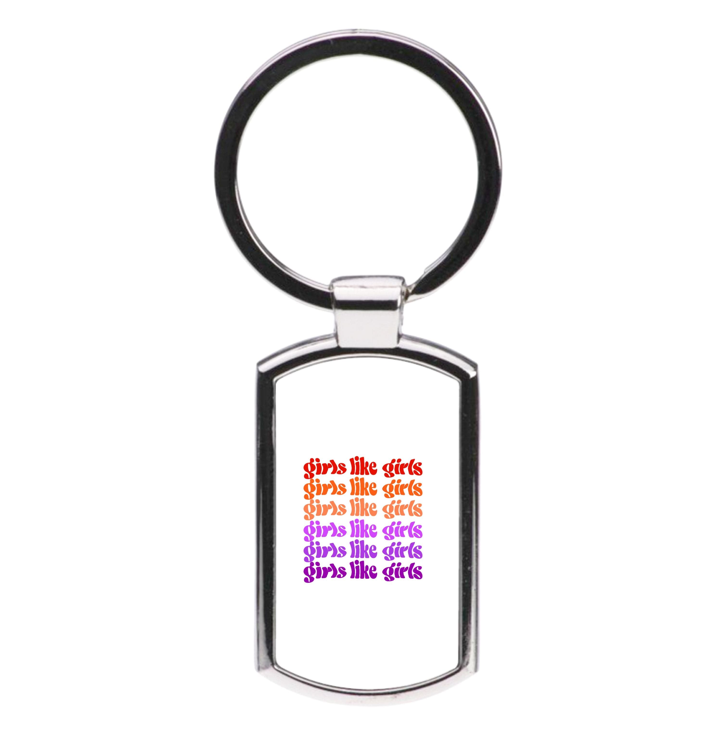 Girls like girls - Pride Luxury Keyring