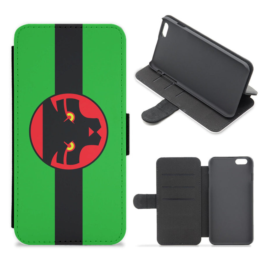 Black Panther Symbol - Black Panther Flip / Wallet Phone Case