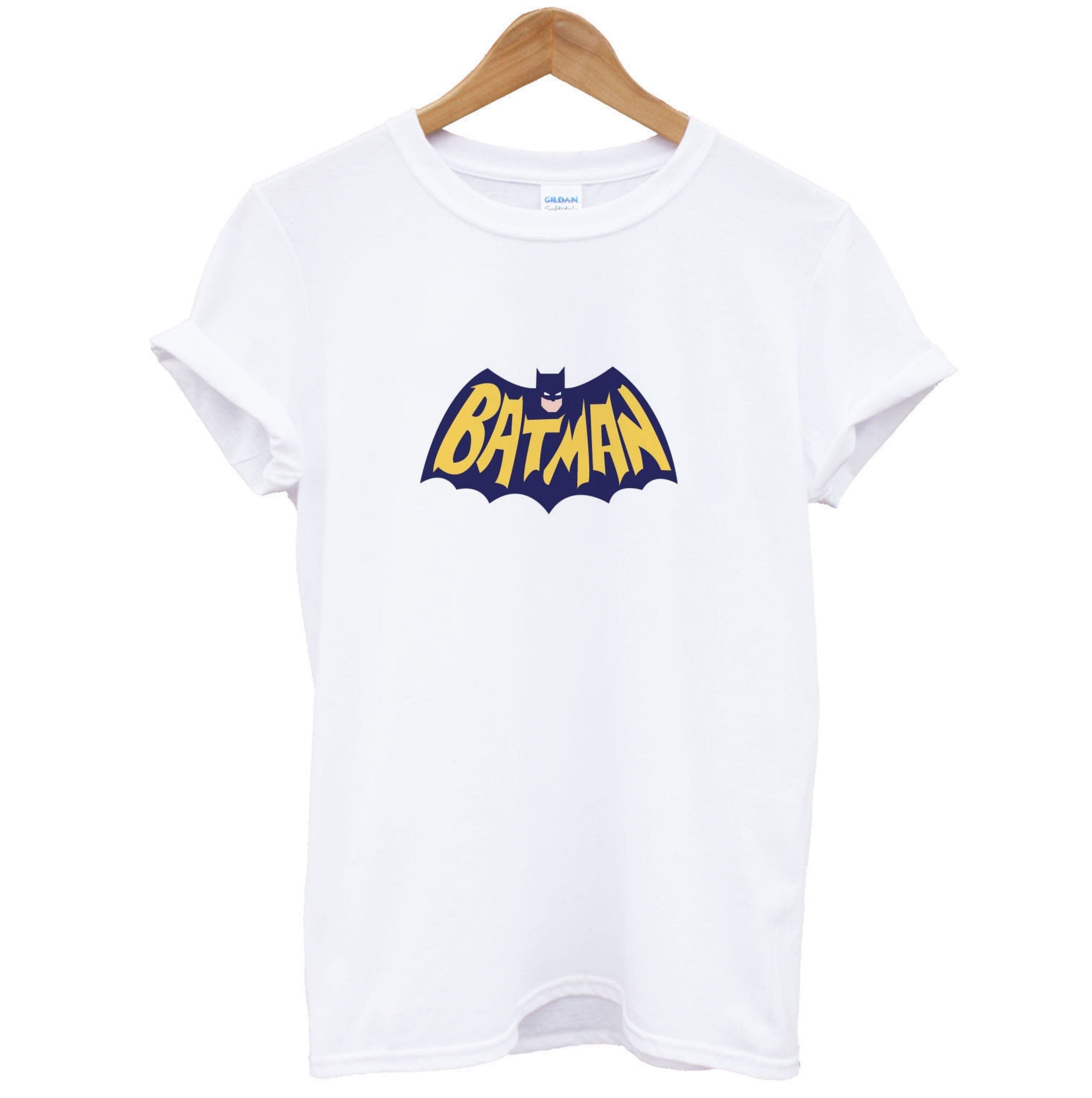 Bat Superhero Purple Logo T-Shirt