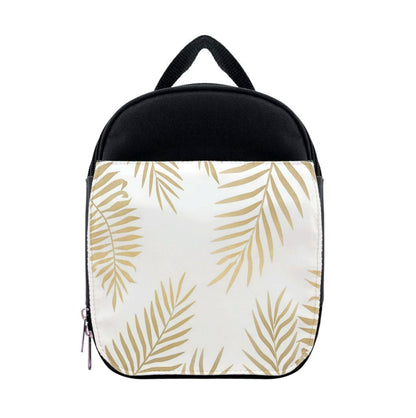 Gold Palm Leaf Pattern Lunchbox