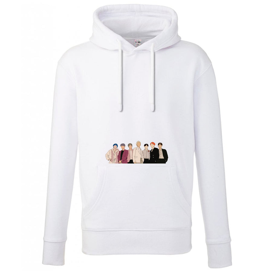 Faceless BTS Band Hoodie