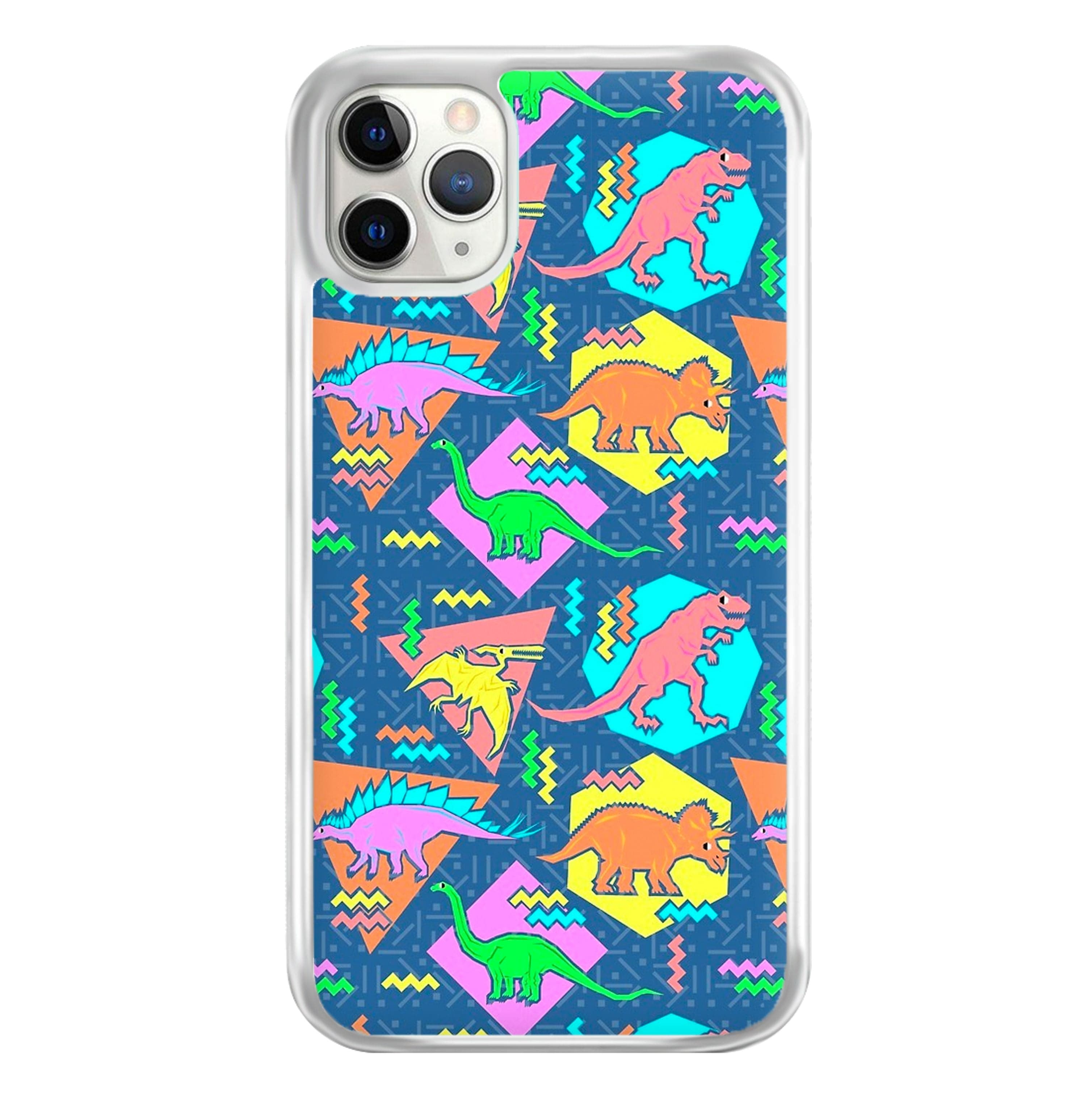 Nineties Dinosaurs Pattern Phone Case