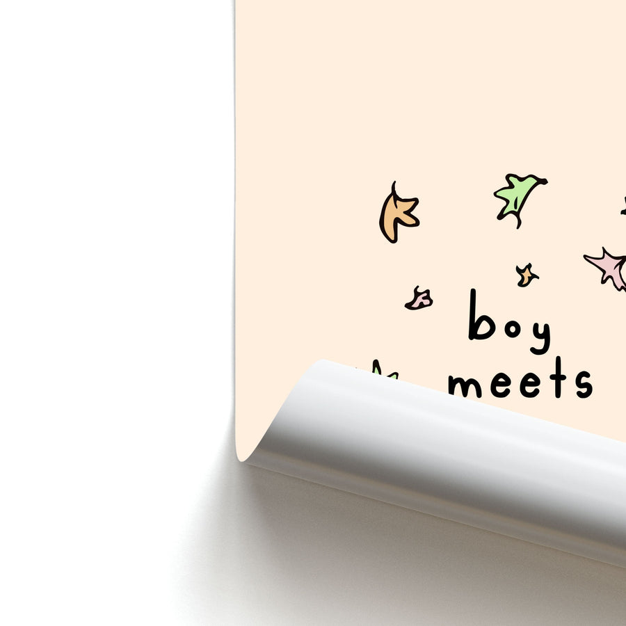 Boy Meets Boy - Heartstopper Poster